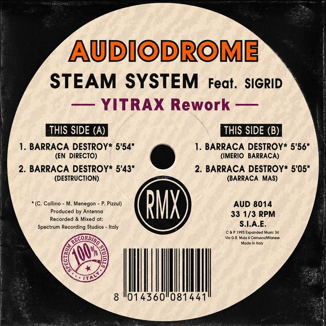 Cover art for Steam System - Barraca Destroy (YITRAX Schranz Rework)